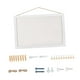 thumbnail image 2 of Tablero De Corcho Con 10 Chinchetas Para Colgar En La Pared, Para Decoración Del Hogar, Sala De Estar, Color Blanco, 2 of 3