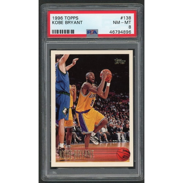 KOBE BRYANT 1996-97 EX RC PSA 8 コービー高騰中！ Tarjeta de básquet Powers 1996 Kobe Bryant rookie PSA 8 | Lider