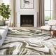 thumbnail image 1 of Alfombra Abani Regal 122 x 183 cm diseño espiral verde, 1 of 9