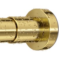 Barra De Cortina De Ducha Zyrw Dorada Ajustable 90-210 Cm