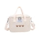 thumbnail image 1 of Bolsas colgantes para mamá, bandolera, organizador de cochecito, bolsa de hombro, bolsa de almuerzo portátil impermeable para juguetes, aperitivos de Beige, 1 of 5