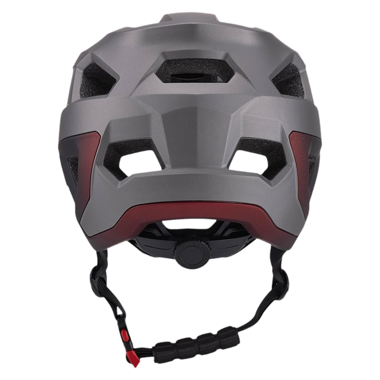 Magideal - Casco De Bicicleta Casco De Ciclista Se Adapta A 55 Cm-61 Cm Tamaño Ajustable Al Aire Libre Hombres Mujeres Biker Casco De Bicicleta De Montaña Casco Titanio Argenta