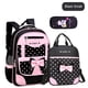 thumbnail image 1 of 3 Pcs Children School Bags For Girl Korean Cute 1-6 Grade Backpack Set Primary Kid Student Pencil Case Back Pack Handbag Mochila, 1 of 3