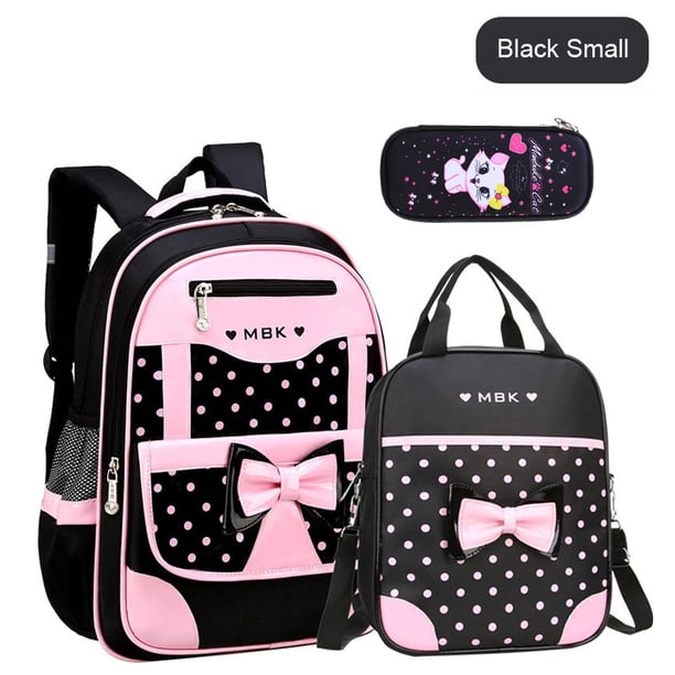 3 Pcs Children School Bags For Girl Korean Cute 1-6 Grade Backpack Set Primary Kid Student Pencil Case Back Pack Handbag Mochila