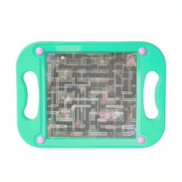 Kids Cartoon Tablet Labyrinth, Large Track Labyrinth Balanced Roller Balls, Pattern Palm Games, Educational Toys For Kindergarten Gifts
