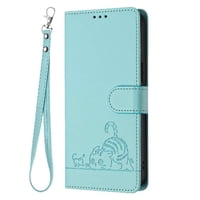 Funda Tipo Cartera Foxdock Para Samsung Galaxy S21 Con Soporte, Ranuras, Rfid, Diseño De Gato