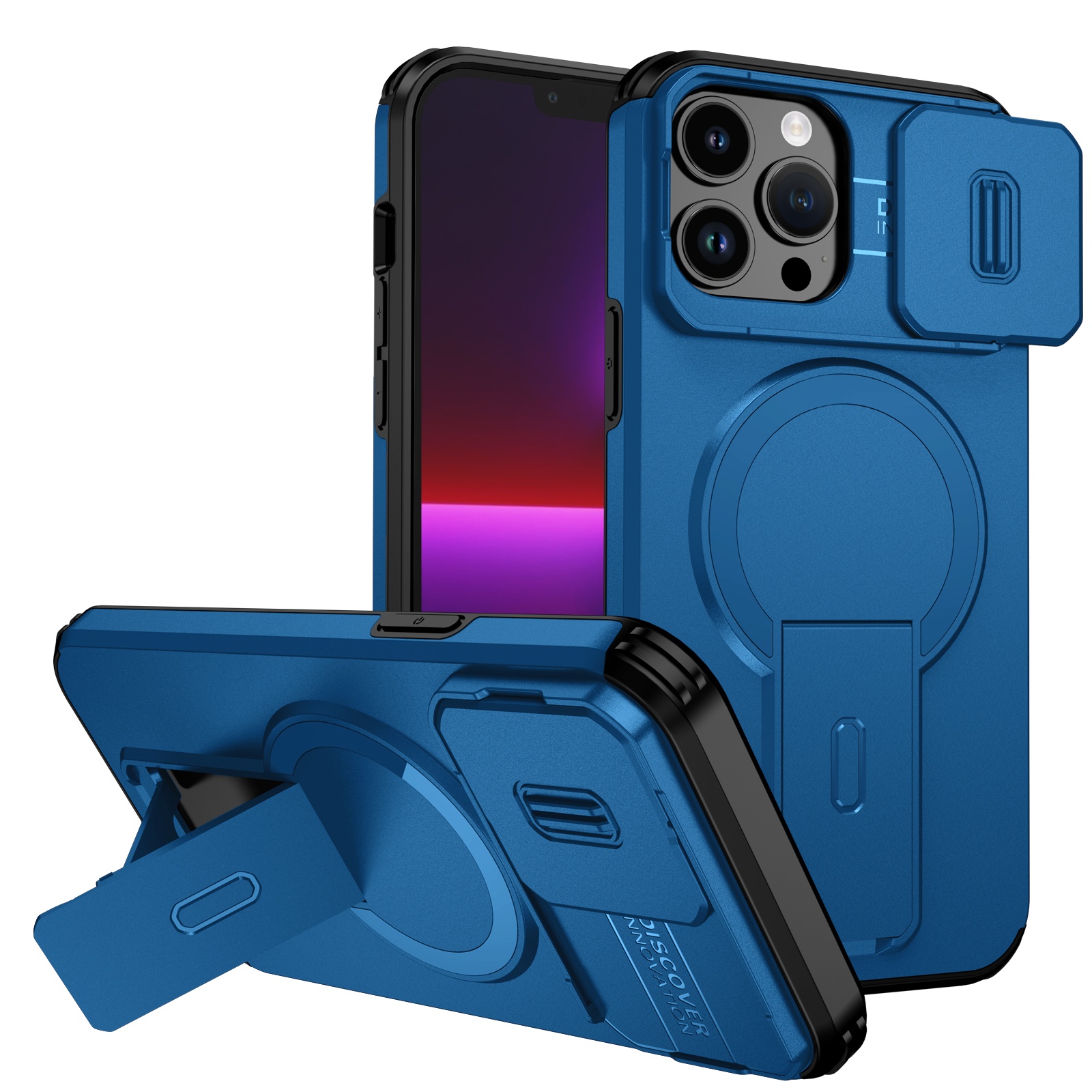 Funda Foxdock Para Iphone 13 Pro – Magnética Antigolpes Con Soporte Y Protección Doble