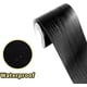 thumbnail image 4 of Borde adhesivo para papel tapiz Teemall 5 cm x 10 m, negro con veta de madera, 4 of 8