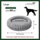 thumbnail image 5 of Cama para perro BALANCE 91 cm redonda ortopédica lavable gris, 5 of 9