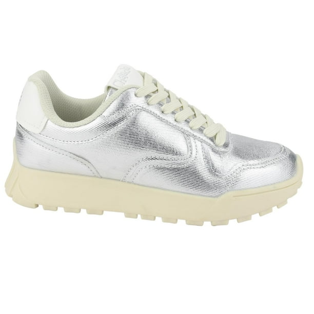 Zapatilla Chalada Mujer Maxxi-5 Plateado Urbano
