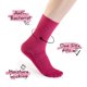 thumbnail image 3 of Calcetines Not Just a Sock Rosa Flambe Rojo Talla Única, 3 of 6
