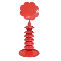 Magideal - Soporte Apilable Para Enchufe De 6 Capas En La Pantalla Decorativa De La Mesa De Dulces Agujero Redondo Durable Para La Fiesta De , Rojo