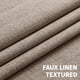thumbnail image 3 of Cortinas de ventana CUCRAF 100% opacas de lino sintético, 183 x 183 cm, 3 of 9