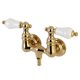 thumbnail image 1 of Grifo Kingston Brass Aqua Vintage de montaje en pared para tina, latón pulido, 1 of 4