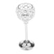 thumbnail image 1 of Portavelas De Cristal Candelabro Candelabro Centro De Mesa Banquete Plata 21.5cm, 1 of 5