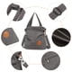 thumbnail image 2 of Bolso de lona para mujer, bolso de playa para mujer, bolso bandolera, bolso cruzado para niñas y mujeres., 2 of 5
