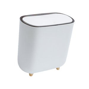 Bothyi - Cubo De Basura Duradero Tipo Prensado Cubo De Basura Antideslizante Cubo De Almacenamiento Con Tapa