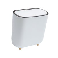 Bothyi - Cubo De Basura Duradero Tipo Prensado Cubo De Basura Antideslizante Cubo De Almacenamiento Con Tapa