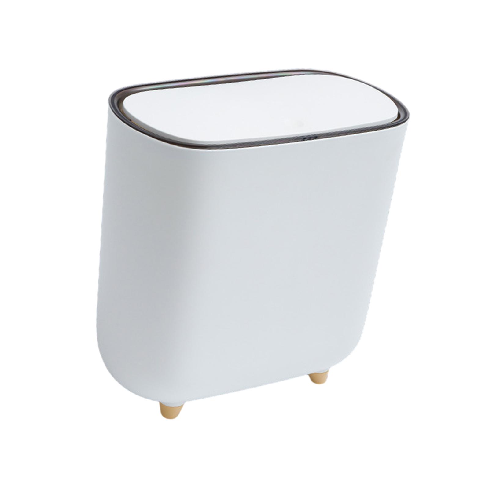 Bothyi - Cubo De Basura Duradero Tipo Prensado Cubo De Basura Antideslizante Cubo De Almacenamiento Con Tapa