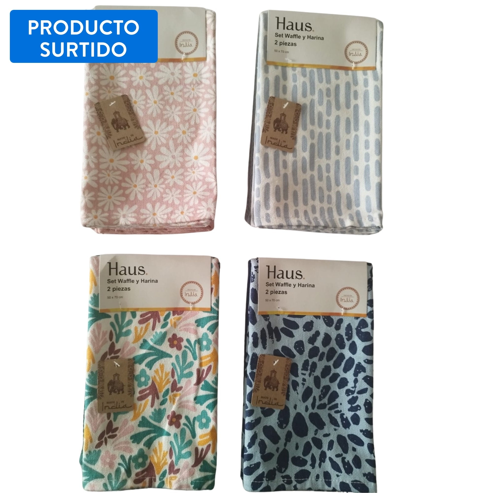 Haus - Set De 2 Paños De Cocina Surtido