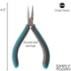 thumbnail image 5 of Pinzas The Beadsmith Simply Modern con punta de cadena, 11,5 cm, 5 of 8