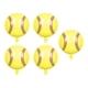 thumbnail image 1 of 5x Globos De Aluminio Globos De Fiesta De Cumpleaños Para Bodas Suministros De Fiesta De Cumpleaños Béisbol Amarillo, 1 of 3