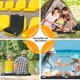 thumbnail image 5 of Cojines de Asiento LevNubis Pack de 2, 5,6 cm Impermeables Gris, 5 of 9