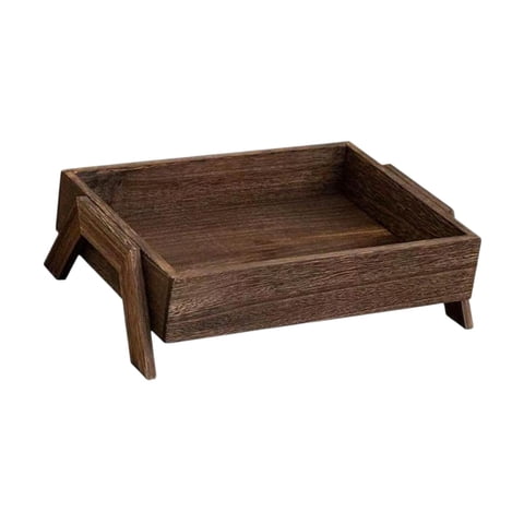 Magideal - Bandeja De Madera, Accesorios De Cocina, Bandeja De Té, Plato De Almacenamiento, Decorativa Para, Mesa De Centro, Salón De Té, Cocina De Entretenimien