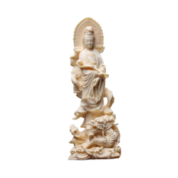 Adorno De Estatua Budista De Guanyin, Regalo Ideal, Estatua De La Diosa De La Misericordia Kuanyin