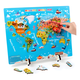thumbnail image 1 of Mapa mundial ingles juego juguete didáctico magnético #1, 1 of 3