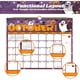 thumbnail image 3 of Calendario de pared XISIDO de 18 meses, julio de 2026 a diciembre de 2027, 3 of 3