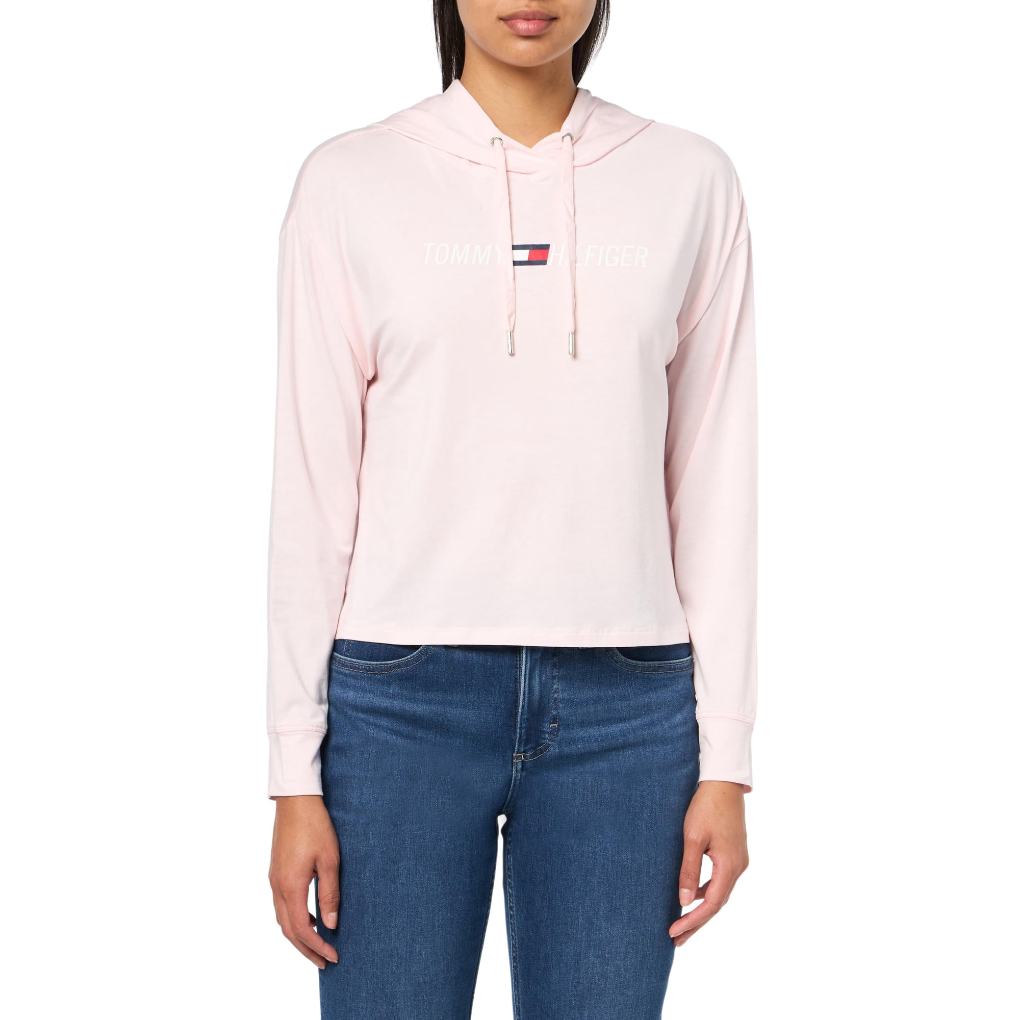 Camisa Tommy Hilfiger A Cuadros De Lúrex Con Botones Para Mujer Rosa M
