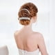 thumbnail image 3 of Paquete de 4 pinzas para el cabello con purpurina y diamantes de imitación, antideslizantes, con forma de medio globo, expandibles, con joyas, para coleta, moño con diamantes de imitación, pinza de pl, 3 of 7