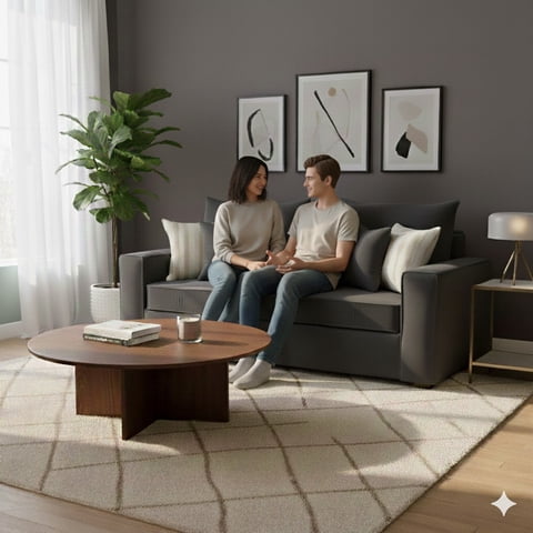 Sitial Home - Sofa 3 Cuerpos Con Resortes Full Comfort Plus Agustina Marengo