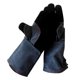 thumbnail image 5 of Guantes de soldadura Pro guantes de protección cuero resistente al calor negro gris, 5 of 5