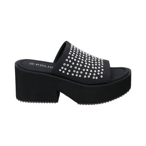 Sandalia Mujer Negro Fast Police
