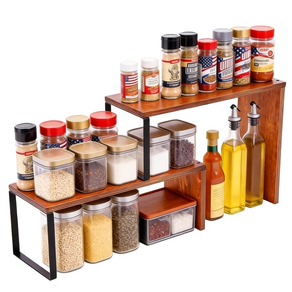 Estante para especias Catheralysia 40 cm organizador de mostrador de cocina