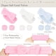thumbnail image 4 of 9 diademas de coral para lavarse la cara con kit de pulseras, diadema de maquillaje con lazo para mujeres y niñas, diadema de spa súper suave con pulsera para lavarse la cara, cuidado de la piel, baño, 4 of 7