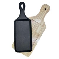 Oem - Bandeja Tabla Placa Para Carnes Con Base Bambu Y Asa M1