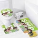 thumbnail image 4 of Dream SMP-theme 4-Piece Shower Curtain Set with Rugs, Waterproof Bathroom Decor Set Includes Bath Mat, U-Shaped Rug, Toilet Lid Cover and Curtain with Hooks, 4 of 6