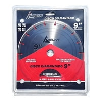 Metalfer - Disco Diamantado Segmentado Delta 9 X 22 23Mm Plateado