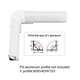 thumbnail image 4 of Kit de canal de aluminio LED para esquina HAMRVL para tiras de luz, 4 of 7