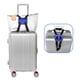 thumbnail image 2 of 2 paquete de correas de equipaje bolsa Bungee para equipaje, alta maleta elástica correa ajustable bolsa Bungees con hebillas (negro/azul), 2 of 3