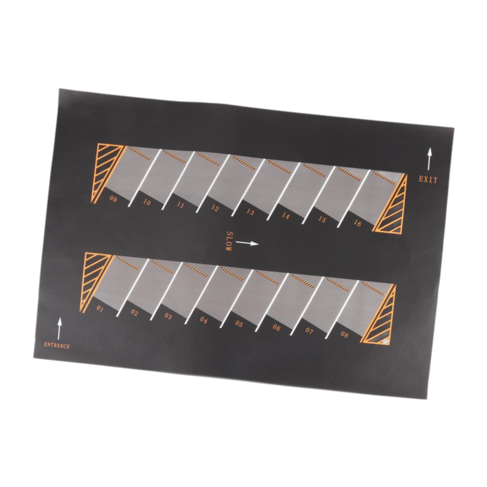 Magideal - Alfombrilla De Estacionamiento 1:64, Alfombrilla De Ratón De Garaje Fundida A Presión Para Exhibición De Escenas, Alfombrilla De Juego De Escritorio E C