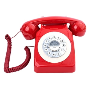 Bothyi - Audio Libro De Visitas Teléfono Grabador De Teléfono Antiguo Para Ocasiones Especiales Acción De Gracias Rojo