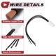 thumbnail image 5 of 1 Juego de cableado del portalámparas trasero para Honda Civic 2001-2013 No.33515S2A003 Conector de arnés de bombilla con enchufe pre-cableado, 5 of 7