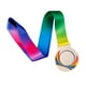 thumbnail image 1 of Medalla De Premio Premio De Aleación De Zinc Regalo Con Cinta Para El Cuello Para Juegos Eventos Fútbol Plata, 1 of 3