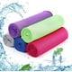 thumbnail image 1 of Toallas refrescantes de microfibra (paquete de 4) para aliviar el dolor de cuello, ideal para deportes, gimnasio, fitness, camping, ciclismo, senderismo, entrenamiento, golf, viajes (30 x 90 cm), 1 of 7