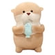 thumbnail image 5 of Nutria Animal relleno hogar decorativo nutria realista juguete de peluche acompañar juguete para dormir para niños niños niñas regalos de cumpleaños 21cm, 5 of 5
