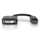 thumbnail image 2 of Cable Adaptador DisplayPort a DVI C2G 20 cm Negro, 2 of 3